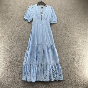 Vero Moda Light Blue Maxi Dress